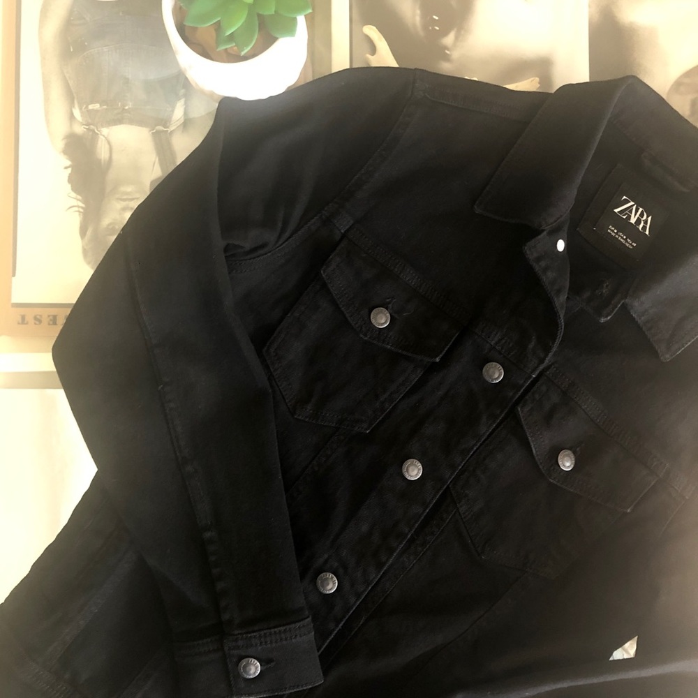Black Denim Men’s Jacket by Zara